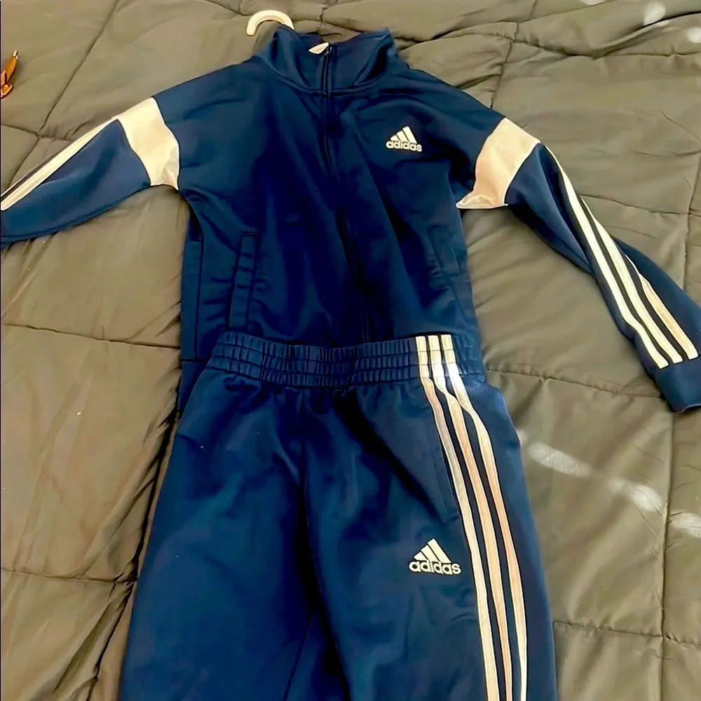 Adidas Blue Tracksuit